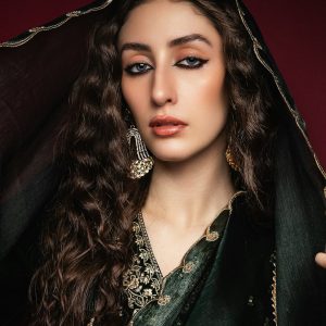 Ladies dark embellished traditional suit